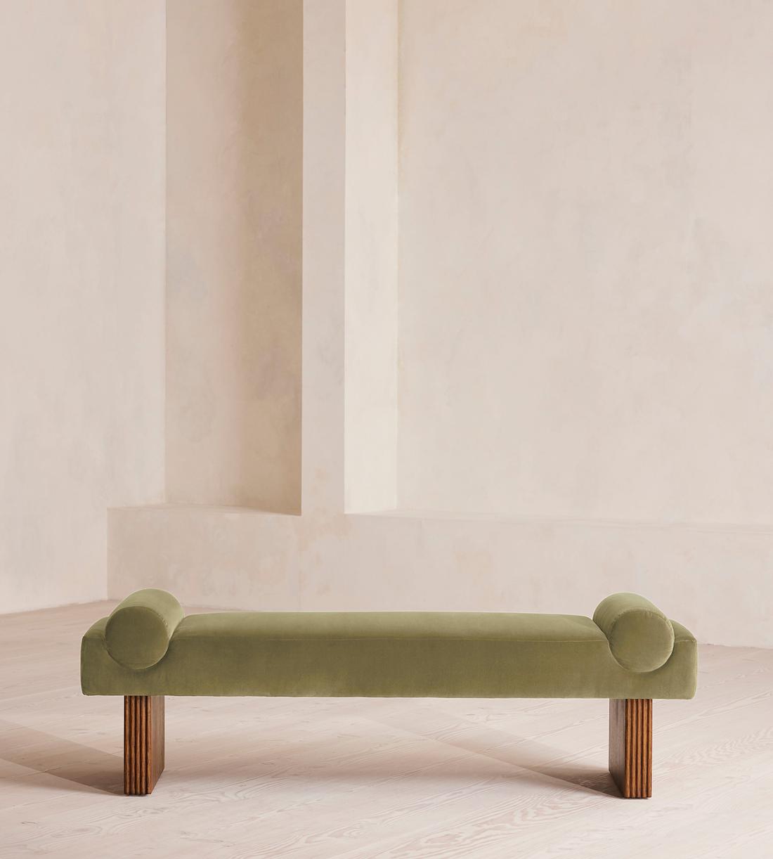 Esther Bench - Velvet - Lichen - Listing - Image 2