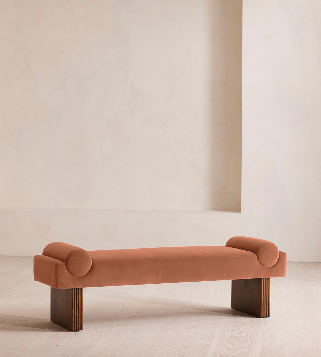 Esther Bench - Velvet - Antique Rose - Listing - Image 1