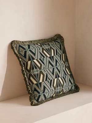 Aspen Square Cushion - Olive - Hover Image