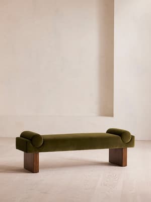 Esther Bench Velvet - Olive - Listing Image