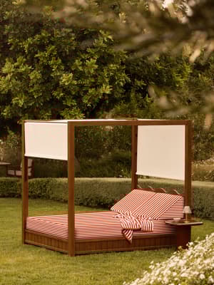 Aurea Cabana - House Stripe - Red - Listing Image