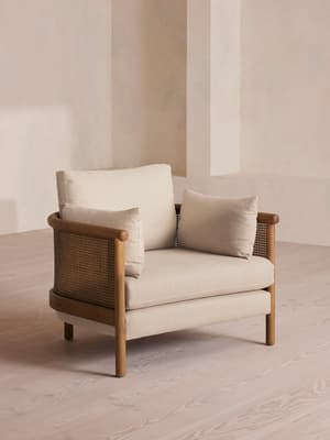 Sydney Armchair - Linen - Bisque - Listing Image