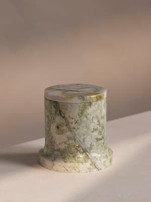 Sicilian Thyme Apple Jade Marble Candle 250g - Hover Image