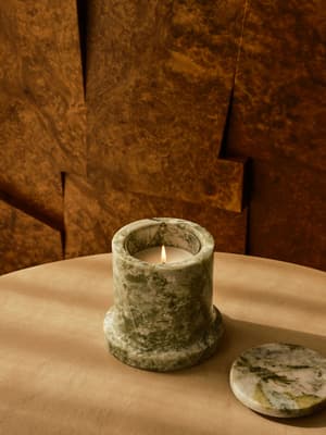Sicilian Thyme Apple Jade Marble Candle 250g - Listing Image