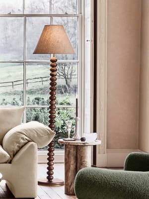 Greyson Floor Lamp - Oak - Tall - Hover Image