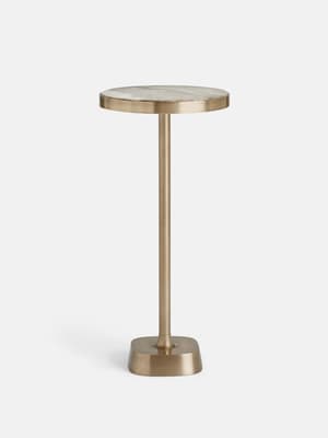 Arlon Side Table - Terra Bianca Marble - Small - Listing Image