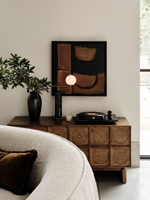 Marcel Media Unit - Medium Oak - Hover Image