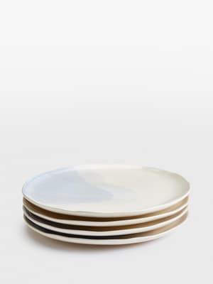 Delano Side Plate - Blue - Set of Four - Hover Image