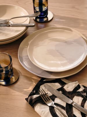 Delano Side Plate - Blue - Set of Four - Listing Image