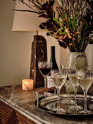 Barwell Cut Crystal White Wine Glass - Set of Four - Listing Image