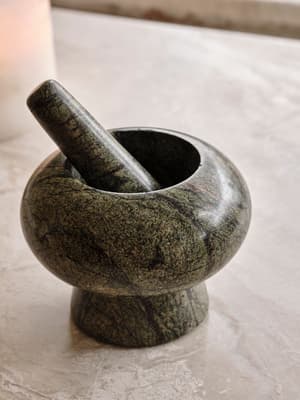 Amelie Pestle & Mortar - Green Marble - Listing Image