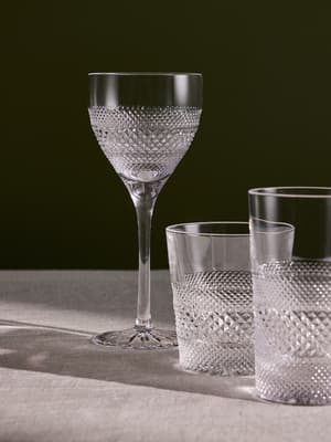 Huxley Cut Crystal Red Wine Glass - Set of Four - Hover Image