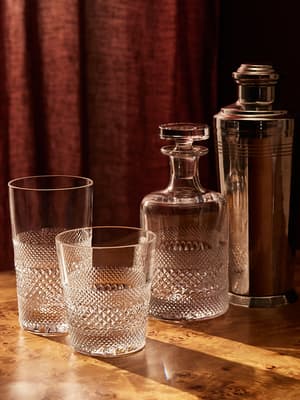 Huxley Cut Crystal Rocks Glass - Set of Four - Listing Image