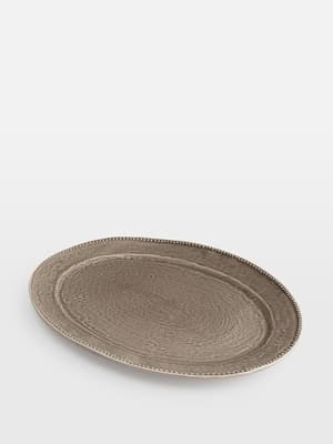 Hillcrest Oval Serving Platter - Grey - Listing Image