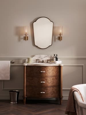 Valerie Single Vanity - Arabescato Marble - Listing Image