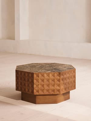 Dante Coffee Table - Dark Emperador Marble - Listing Image