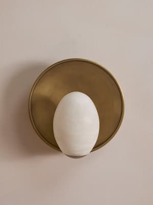 Avena Wall Light - Alabaster Globe - Listing Image