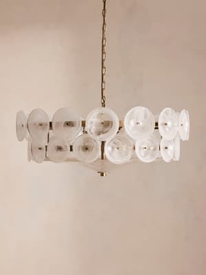 Lorenzo Chandelier - Milky Glass - Listing Image